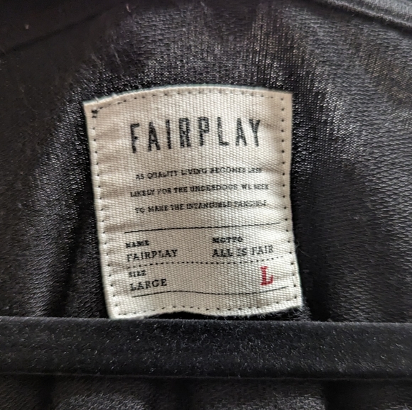 MEGA OVERSIZED Black T-Shirt Dress with Mesh Detail from Fairplay - Sz L - Picture 2 of 8